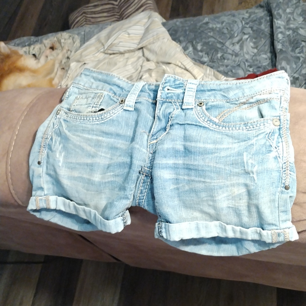 booty shorts light color denim hydraulic brand size 1/2